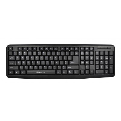 Tastatura Serioux, Wired, USB, Taste Numerice, Layout US, Negru foto