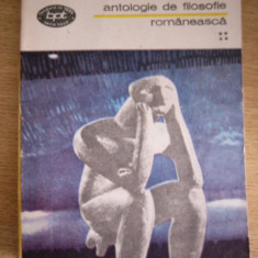 myh 411f - BPT 1307 - Antologie de filosofie romaneasca - volumul 4 - ed 1988