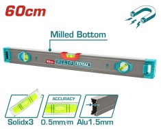 TOTAL - NIVELA MAGNETICA CU BULA - 60CM - PRECIZIE 0.5MM (INDUSTRIAL) PowerTool TopQuality