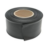 Tub termocontractabil negru 70 mm, rola 25 m pentru cabluri