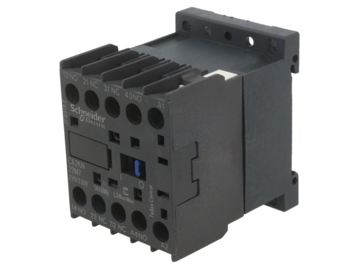 Contactor 4P 220V 10A, 45mm
