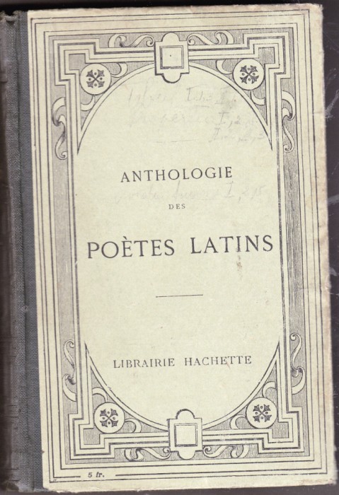 bnk ant Antologie de poeti latini - in latina