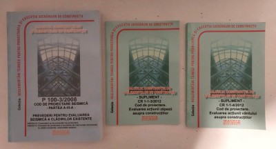 Calculul constructiilor si elementelor de constructii P100-3/2008 + 2 suplimente foto