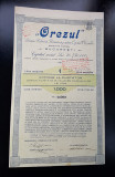 Actiune 1939 OREZUL / prima fabrica pt. decojitul orezului / titlu / actiuni