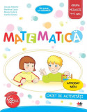 Matematică caiet pentru grupa mijlocie - Paperback brosat - Ancuța Antemir, Marilena Cazan, Aurelia Grozea, Mirela Ciobică - Litera
