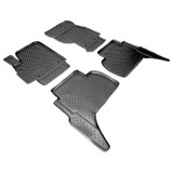 Covorase Auto Cauciuc Tip Tavita VW Amarok 2010-2020 + Protectie Tunel Spate ALM Negre