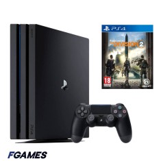 Consola Sony Playstation 4 Pro Ps4 1tb + Controller + Tom Clancy&amp;#x2019;s The Division 2 PlayStation 4, Second-Hand