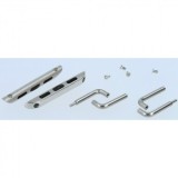 Set balamale argintie pentru ceas 38mm