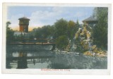 5754 - BUZAU, Park, Romania - old postcard - used - 1917