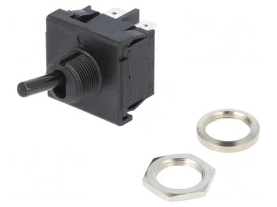 Comutator Basculant DPST ON-OFF 6A 250V foto