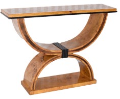 Consola Art Deco din lemn masiv furniruit CAT059B