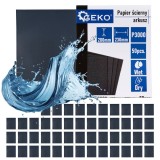 Set hartie abraziva pe baza de apa, 230 x 280 mm, P3000, 50 bucati, Geko G78497