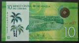 BANCNOTA EXOTICA 10 CORDOBAS - NICARAGUA, anul 2014 * cod 06 = UNC POLYMER