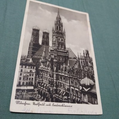 CARTE POSTAL INTERBELICA CIRCULATA foto