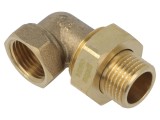 Cot 90&deg; dublu conector conic GEBO 98-4BL, tată-mamă, term. &icirc;mbinare