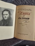LE ROUGE ET LE NOIR - STENDHAL, 1958, 602 pagini, Moscova, in limba franceza, cartonata, stare foarte buna