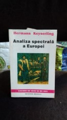 ANALIZA SPECTRALA A EUROPEI - HERMANN KEYSERLING foto