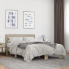 VidaXL Cadru de pat, stejar sonoma, 140x190cm, lemn prelucrat și metal 3280113
