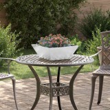 Ghiveci pentru grădină 40x40x15 cm din oțel galvanizat
