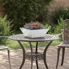 vidaXL Ghiveci de Grădină 5 pcs Argintiu 40 x 40 x 15 cm