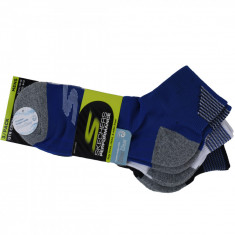 ?osete Skechers 3pk Mens 1/2 Terry Qtr Crew Socks S114662-AST multicolor foto