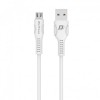 CABLU DE DATE (40109) DETECH DE-27M MICRO USB, 1M , ALB BLISTER