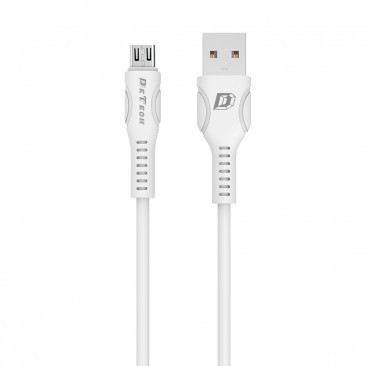 CABLU DE DATE (40109) DETECH DE-27M MICRO USB, 1M , ALB BLISTER foto