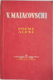 Poeme alese V. Maiacovschi - Carte Poezie Beletristica (Uzata)