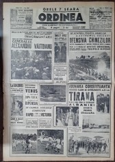 Ziarul Ordinea nr.2103/1939 foto