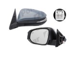Oglinda exterioara Toyota Highlander (U50), 12.2013-10.2016, Dreapta, reglare electrica; grunduit; incalzita; geam convex; cromat; pliere electrica;