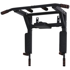 HOMCOM bara de tractiuni din otel, 93x72x48 cm, negru | AOSOM RO