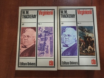 Virginienii vol.1 si 2 de W.M.Thackeray foto