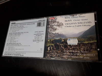 [CDA] Bax , Bliss , Vaughan Williams - Hilton/Lindsay Quartet cd audio original foto