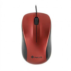 Mouse optic NGS Crew, 1200dpi, USB, rosu foto