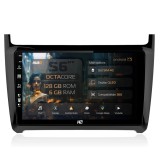 Cumpara ieftin Navigatie HUB64 Volkswagen Polo (2014+), 6GB RAM, Android 13, Octacore, Slot Sim 4G, DSP, GPS, Wi-FI, Carplay, Android Auto, USB, Bluetooth, Waze, Tou