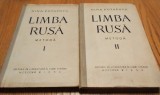 LIMBA RUSA Metoda - 2 Volume - Nina Potapova - Editura de Literatura in Limbii Straine, 1954, 304+398 p.