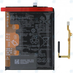 Huawei P40 Lite 5G (CND-N29A) Baterie HB466483EEW 4000mAh + Senzor amprentă digitală miezul nopții negru 02353SUR