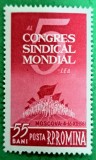 TIMBRE ROMANIA MNH LP 533/1961 Al V-lea Congres Sindical Mondial -Serie simpla-, Nestampilat