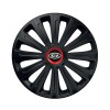 Set 4 capace roti Negre Cu Inel Rosu Trend R16 pentru gama auto Kia, Autohelix MSA