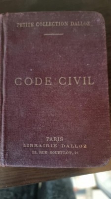 Code Civil - Petite Collection Dalloz foto