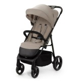 Carucior sport Kinderkraft TRIG3 Stone Beige, 25kg, pliabil, usor 8.9kg, manevrabil, roti mari, reglabil