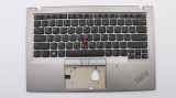 Carcasa superioara cu tastatura palmrest Laptop, Lenovo, ThinkPad X1 Carbon 5th Gen Type 20HQ, 20HR, 20K3, 20K4, 01YU591, 01YU555, AM16R000310, ilumin