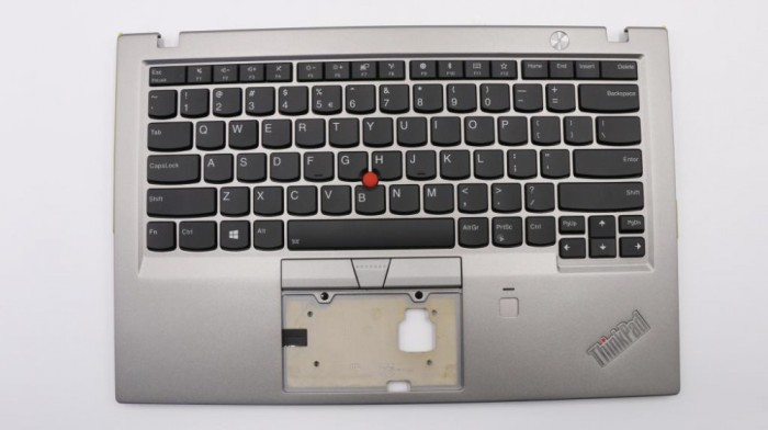 Carcasa superioara cu tastatura palmrest Laptop, Lenovo, ThinkPad X1 Carbon 5th Gen Type 20HQ, 20HR, 20K3, 20K4, 01YU591, 01YU555, AM16R000310, ilumin
