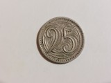 25 halieri, 1933 Cehoslovacia 25