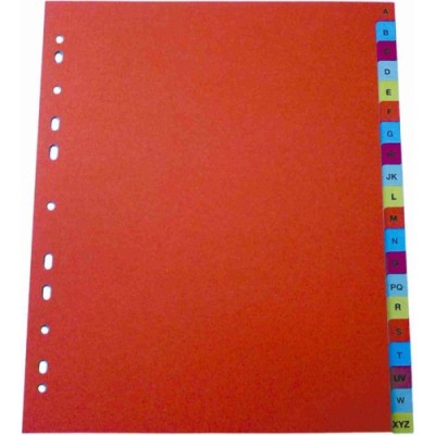 Index plastic Optima A4 numerotat 1-12 125 microni color foto