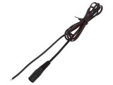 Cablu DC 5,5/2,5mm Negru 2m, WEST POL