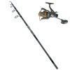 Set Pescuit Crap Diamant Alb Splendid 3.9m, Mulineta KT3000A, Baitrunner, 6 Rulmenti, 2 Tamburi, 160-360g