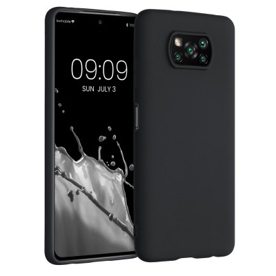 Husa pentru Xiaomi Poco X3 (NFC), Silicon, Negru, 53482.47 foto