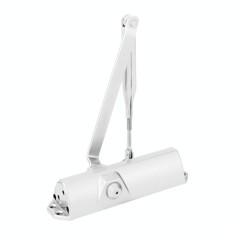 Amortizor hidraulic alb RAL9016 cu brat articulat - DORMA TS68-WHITE SafetyGuard Surveillance foto