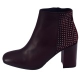 Botine dama, din piele naturala, Dorking, D7358-30-136, bordo, 35, 36, 39, 40